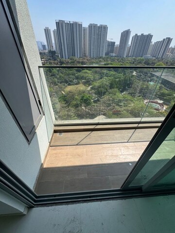 Balcony in 4 BHK Apartment at Kalpataru Immensa, Kolshet Road – for Rent
