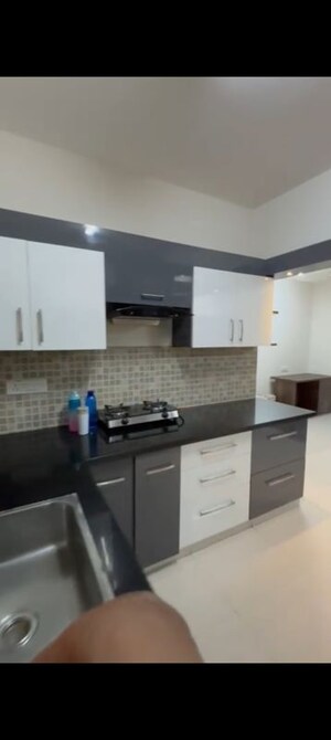 Kitchen in 2 BHK Apartment at SJR Blue Waters, Off Sarjapur Road – for Rent