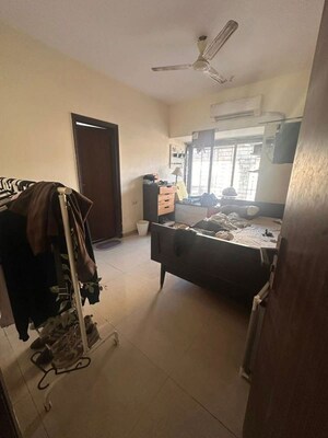 Living Room in 1.5 BHK Apartment at Royal Classic Co Op Society, Andheri West – for Rent