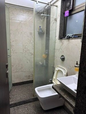 Bathroom in 2 BHK Apartment at SD Shree Vighneshwar Heights, Andheri West – for Rent