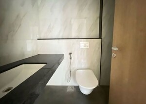 Bathroom in 3 BHK Apartment at Lodha Woods, Kandivali East – for Rent