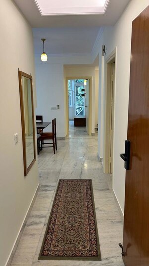 Building Lobby in 3 BHK Builder Floor at Vasant Vihar – for Rent