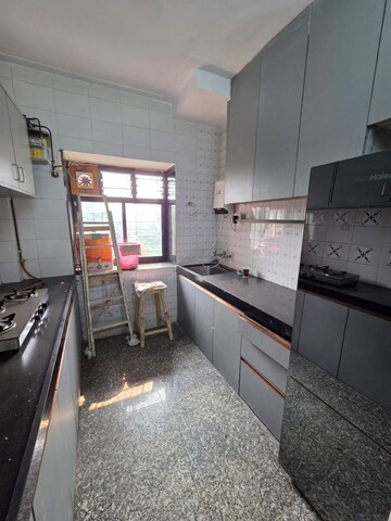 Kitchen in 3 BHK Apartment at Juhu Scheme, Juhu – for Rent