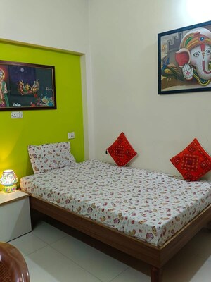 Bedroom in 1 BHK Independent House at Scape IT Park, Vijay Nagar – for Rent