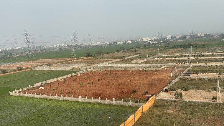 Exterior View, nalluri-n-cosmos-city  201 Sq.Yd. Plot In Guntur Vijayawada 10088444