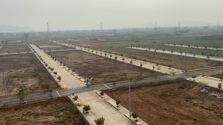 Exterior View, nalluri-n-cosmos-city  201 Sq.Yd. Plot In Guntur Vijayawada 10088444