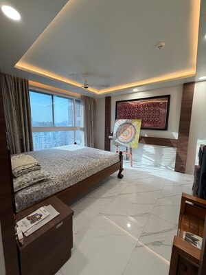 Bathroom in 4 BHK Apartment at Nahar F Residences, Balewadi – for Rent