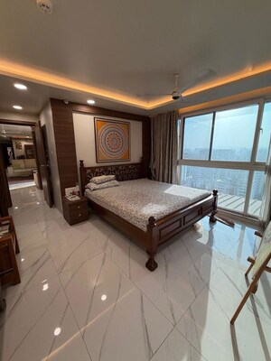 Bedroom in 4 BHK Apartment at Nahar F Residences, Balewadi – for Rent