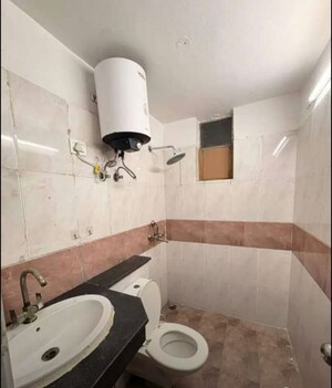 Bathroom in 3 BHK Apartment at Omaxe Residency II, Gomti Nagar – for Rent
