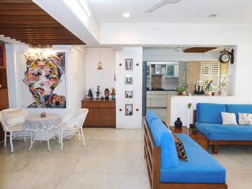 Living Room in 4 BHK Apartment at Om Castle, Juhu – for Sale