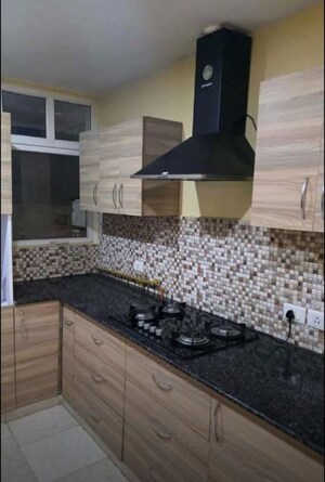 Kitchen in 3 BHK Apartment at Omaxe Residency II, Gomti Nagar – for Rent