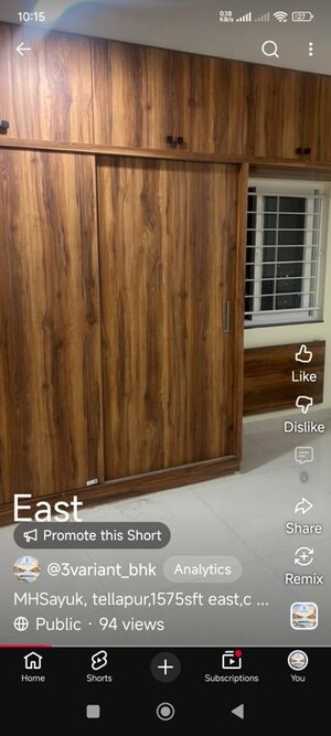 2.5 BHK Apartment For Rent in My Home Sayuk, Tellapur