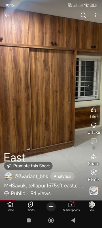 2.5 BHK Apartment For Rent in My Home Sayuk, Tellapur