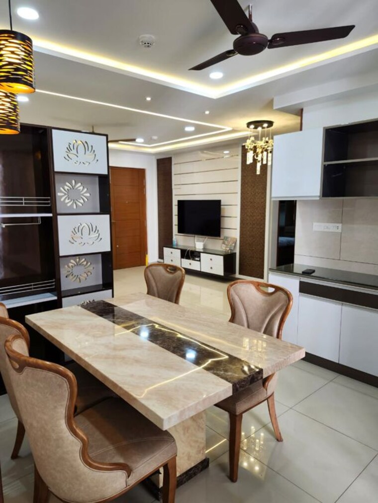 Kitchen, incor-one-city 3 Bedroom 1950 Sq.Ft. Apartment In Kukatpally Hyderabad 10088615