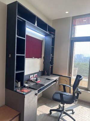 Team Area in 3 BHK Apartment at Ashar Enclave Apartments, Kolshet Road – for Rent