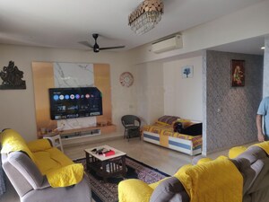 Living Room in 3 BHK Apartment at Ashar Enclave Apartments, Kolshet Road – for Rent
