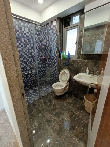 Bathroom in 3 BHK Apartment at Kanakia Miami, Mahim – for Rent