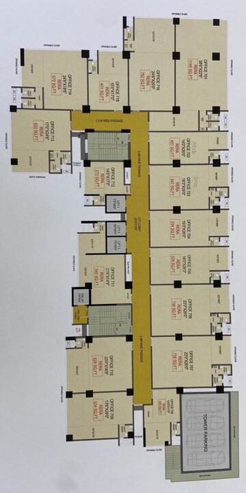 Floor Plan in  Office Space at Goregaon East – for Sale