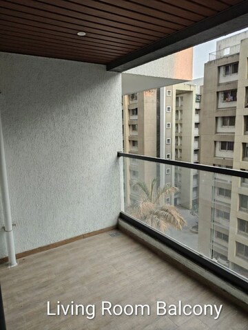 Balcony in 2 BHK Apartment at Majestique Signature Towers, Balewadi – for Rent