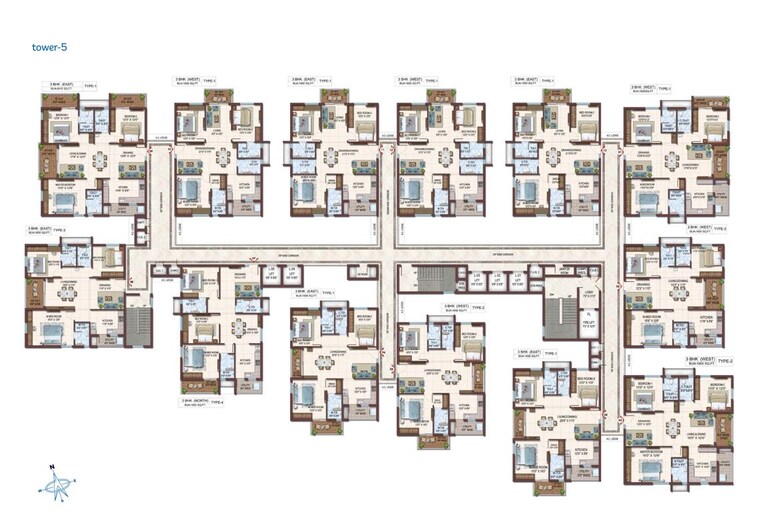 Master Plan, prosperiti-ekam 3 Bedroom 1900 Sq.Ft. Apartment In Velmala Hyderabad 10088722