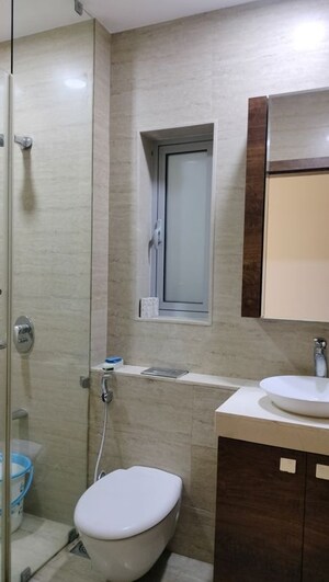 Bathroom in 3 BHK Apartment at Oberoi Exquisite Goregaon, Goregaon East – for Rent