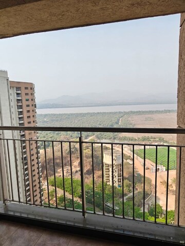 Balcony in 2.5 BHK Apartment at Ghodbunder Road – for Rent