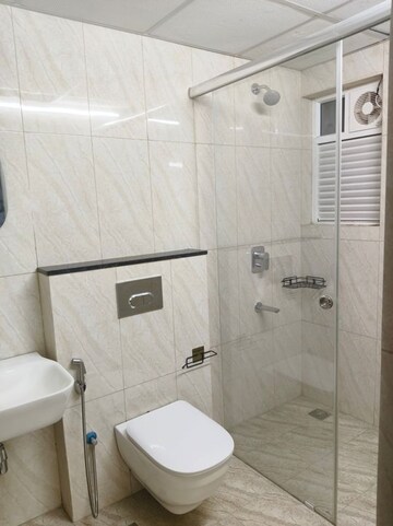 Bathroom in 3 BHK Apartment at Bollineni Bion, Kothaguda – for Rent
