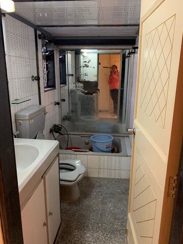 Bathroom in 2 BHK Apartment at Bandra West – for Rent