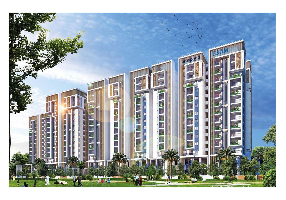 3 BHK 2196 Sq.Ft. Apartment in Prosperiti Ekam