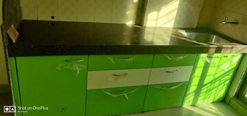 Kitchen in 2 BHK Apartment at Bharat Sanskar CHS, Kharghar Sector 18 – for Rent