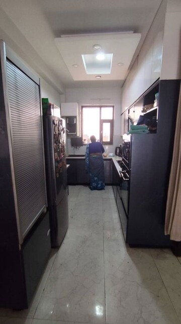 Kitchen in 4 BHK Builder Floor at Green Fields Colony – for Rent