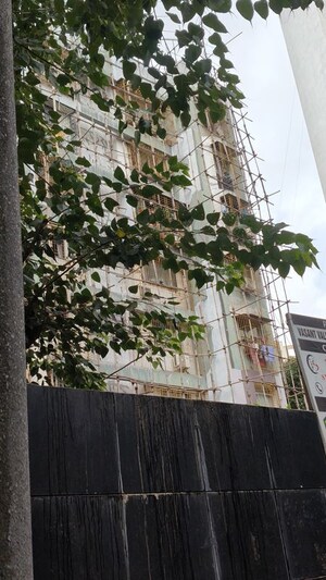 Balcony in 1 RK Apartment at Vasant Valley Complex, Malad East – for Rent