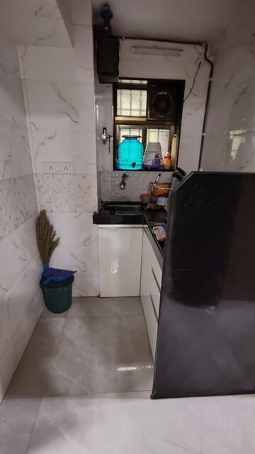 Kitchen in 1 RK Apartment at Vasant Valley Complex, Malad East – for Rent