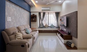 Living Room in 1 BHK Apartment at Chinchwad – for Rent