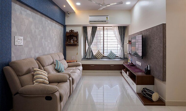 Living Room, chinchwad 1 Bedroom 550 Sq.Ft. Apartment In Chinchwad Pune 10089166