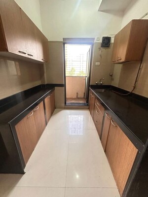 Kitchen in 2 BHK Apartment at K Raheja Heights, Malad East – for Rent