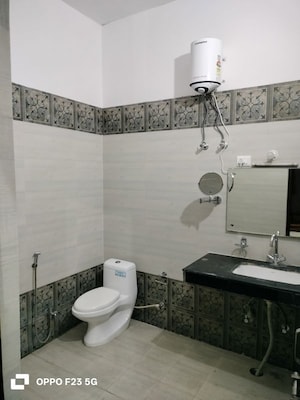Bathroom in 3 BHK Builder Floor at Gomti Nagar – for Rent