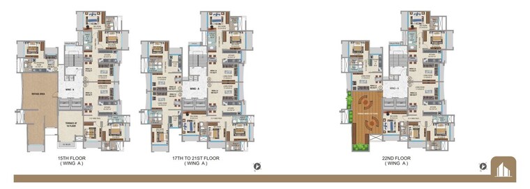 Floor Plan, kandivali west 2 Bedroom 718 Sq.Ft. Apartment In Kandivali West Mumbai 10089318