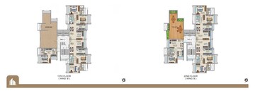 Staircase in 3 BHK Apartment at Kandivali West – for Sale