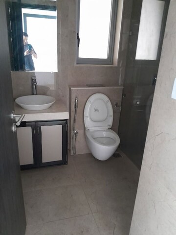 Bathroom in 2.5 BHK Apartment at Rustomjee Pinnacle, Borivali East – for Rent