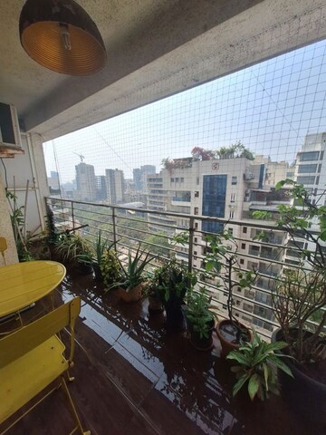 Balcony in 2 BHK Apartment at Next Avenue Apartment, Khar West – for Rent