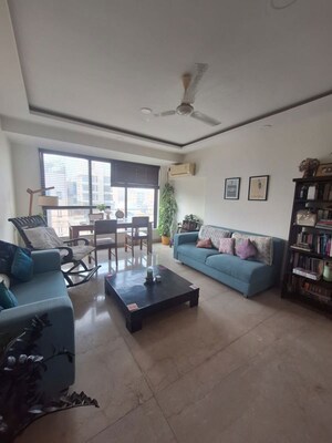 Living Room in 2 BHK Apartment at Next Avenue Apartment, Khar West – for Rent