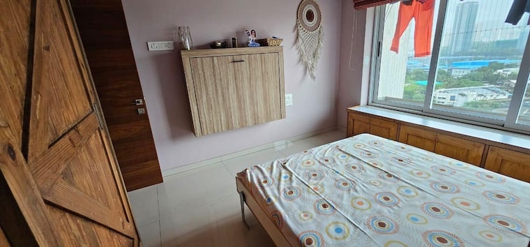 Bedroom, romell-aether 2 Bedroom 713 Sq.Ft. Apartment In Goregaon East Mumbai 10089363