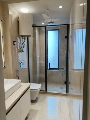 Building Lobby in 3 BHK Builder Floor at Chittaranjan Park – for Sale