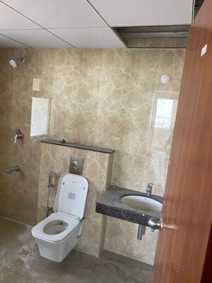 Bathroom in 3 BHK Apartment at Aurobindo The Regent, Kondapur – for Rent
