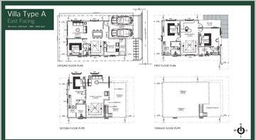 Floor Plan in 4 BHK Villa at Trifecta Verde En Resplandor, Budigere Road – for Sale