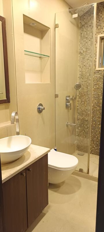 Bathroom in 3 BHK Apartment at Oberoi Springs, Andheri West – for Rent