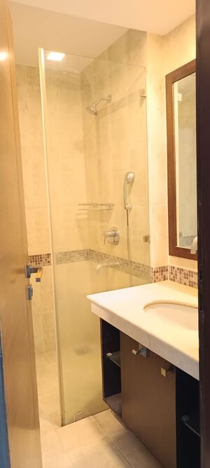 Bathroom in 3 BHK Apartment at Oberoi Springs, Andheri West – for Rent