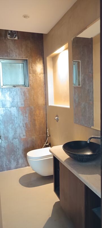 Bathroom in 3 BHK Apartment at Oberoi Springs, Andheri West – for Rent