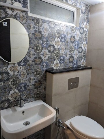 Bathroom in 2 BHK Apartment at Sobha Dream Gardens, Thanisandra Main Road – for Rent